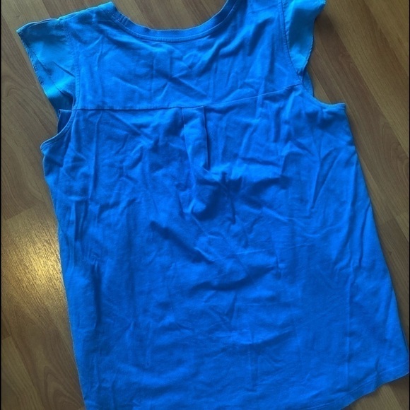Gerald Darel Ruffle Blue Top - Picture 8 of 14